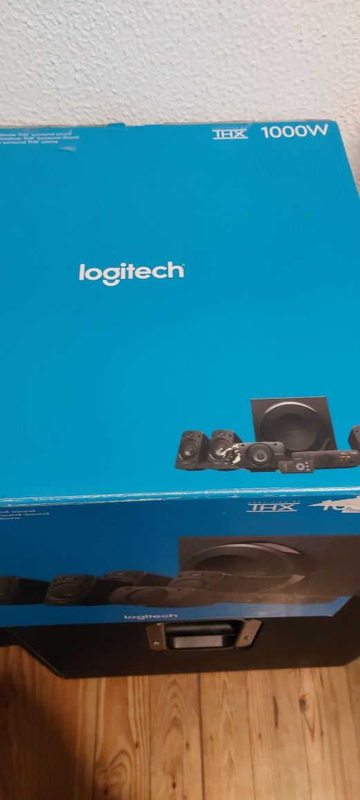 Colunas logitech z906 como nova
