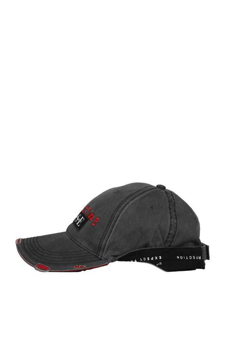 Кепка Martine Rose Logo Roll Back Cap Grey/Red
