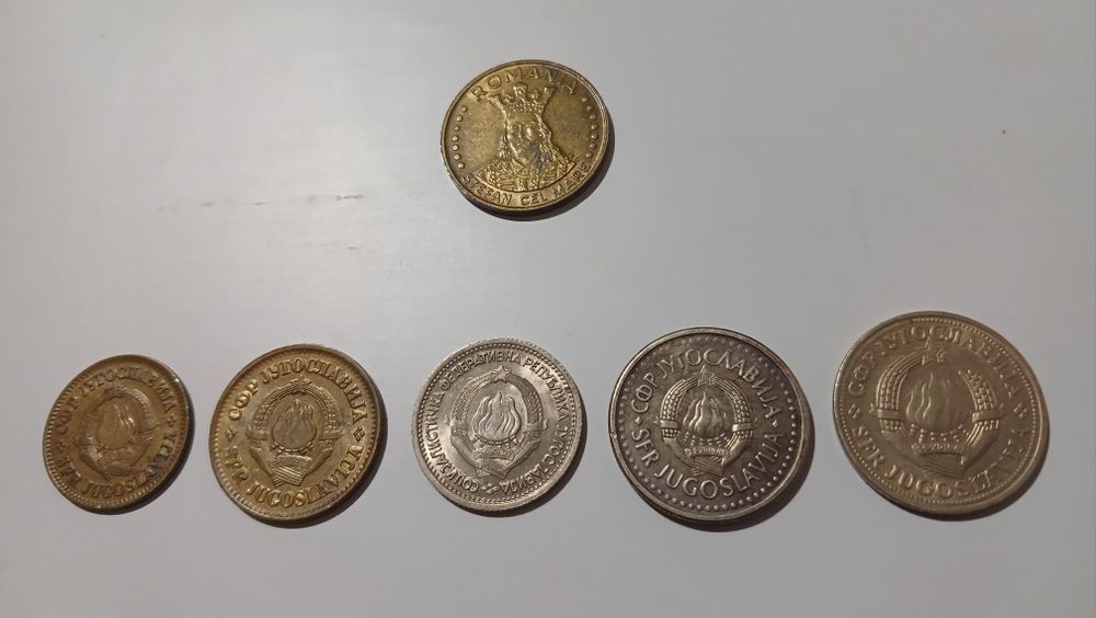 Монеты Югославия, Румыния