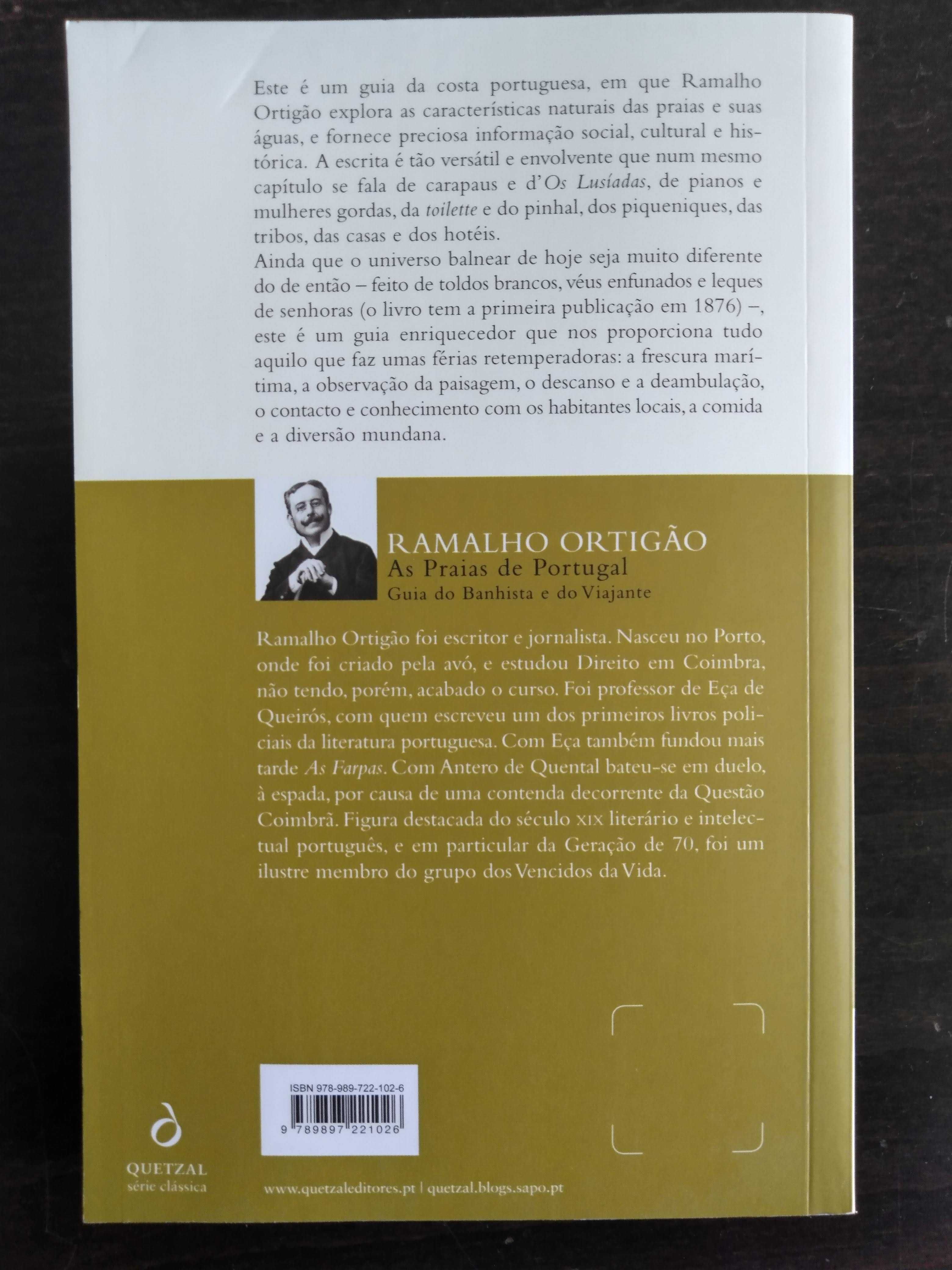 Livro "As praias de Portugal", de Ramalho Ortigão