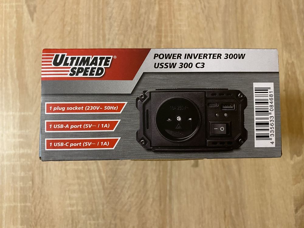 Nowa ULTIMATE SPEED Przetwornica napięcia USSW 300 C3, 300 W Okazja