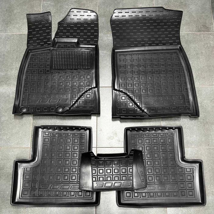 Мʼякі коврики для Peugeot 308\ 3008\ 5008\ 2008\ Rifter\ AVTO-Gumm