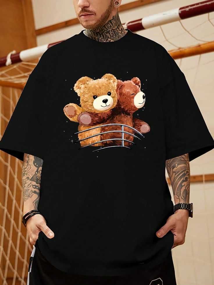 Трендові футболки оверсайз oversize, колекція bear, шикарної якості