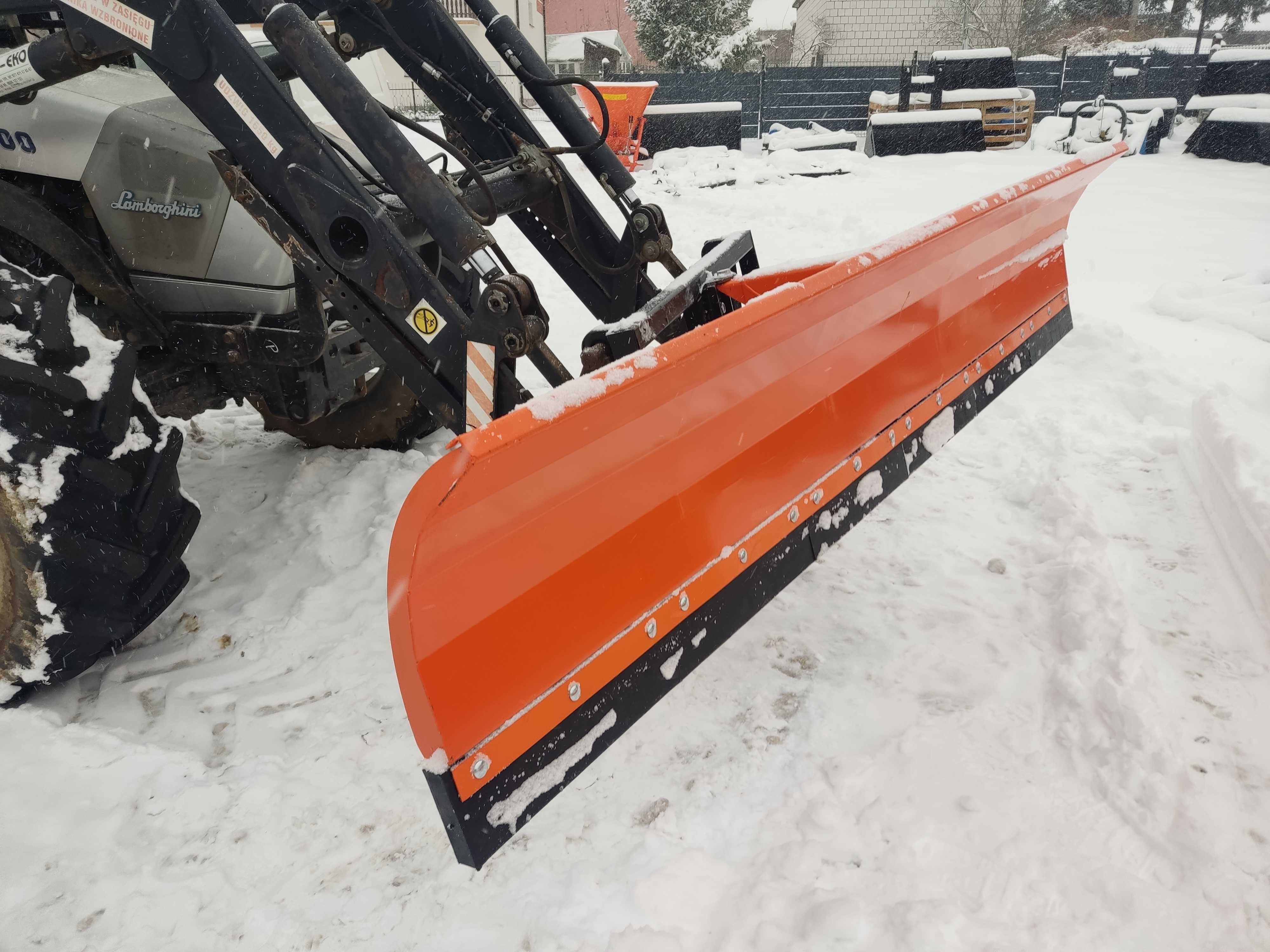 Wysokość 70 cm utwardzana guma pług do śniegu prawo lewo