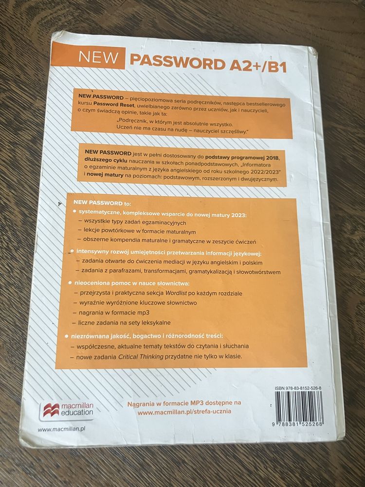 Podręcznik do angielskiego New password A2+/B1