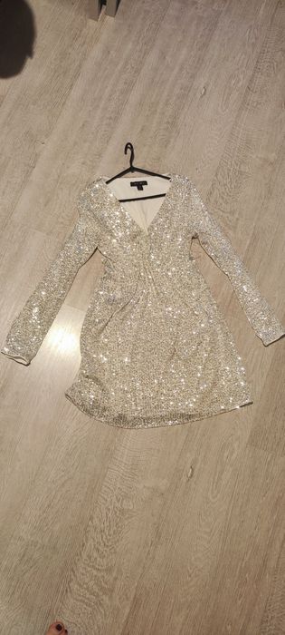 Sukienka cekinowa S