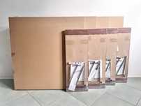 Zestaw 4 szt. Panele ścienne Ikea Applaro półki z haczykami nowe