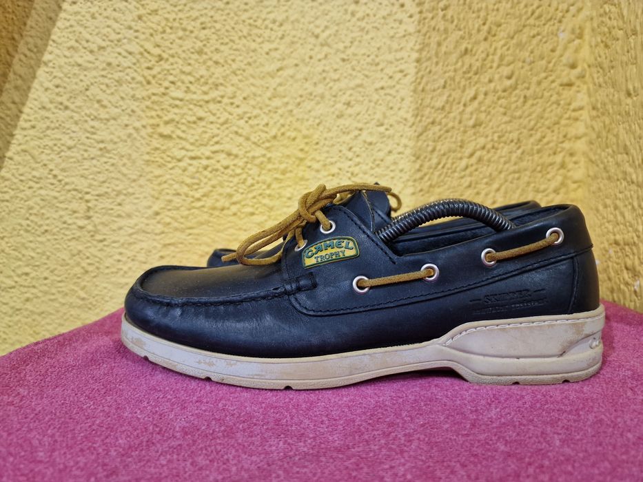 Mokasyny Camel żeglarskie półbuty skórzane roz,