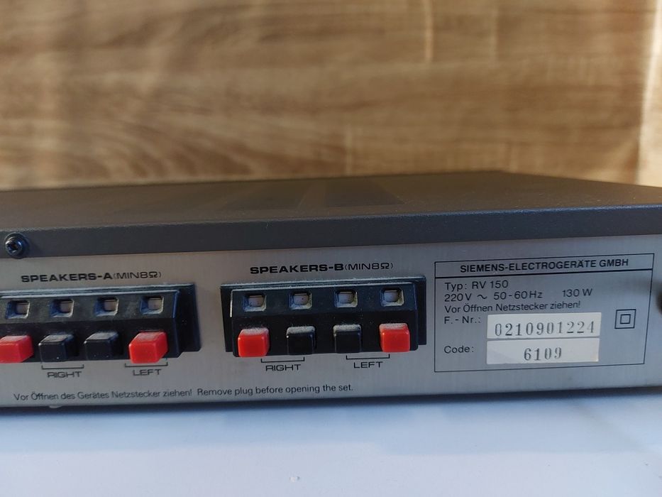 Wzmacniacz Siemens RV 150 Okazja! Wysyłka!