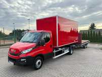 Iveco DAILY 70C18 HAKOWIEC SKIBICKI 5 KONTENERÓW  Przyczepa 2021, 5 kontenerów, 2 komplety kół