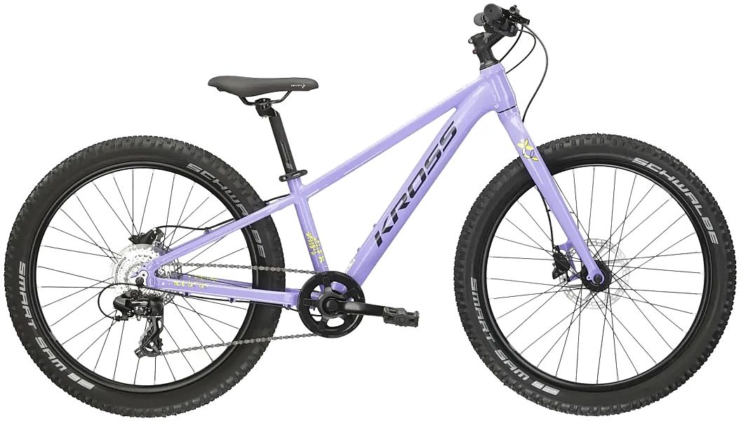 Rower młodzieżowy Kross Lea Jr 2.0/24" 2024 DISC + Oświetlenie LED DAR