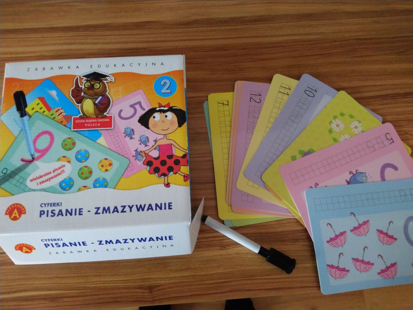 Pisanie - zmazywanie Cyferki 2