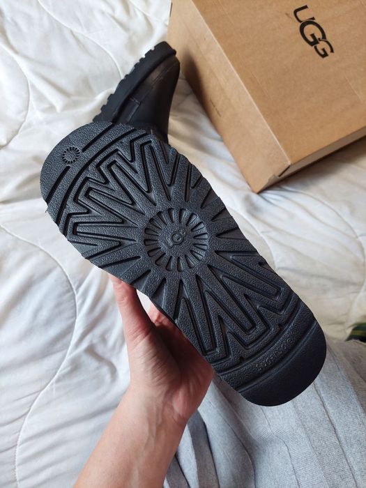 Угги Мужские UGG Neumel Leather Black (Кожа) Size 39 Хит Сезона