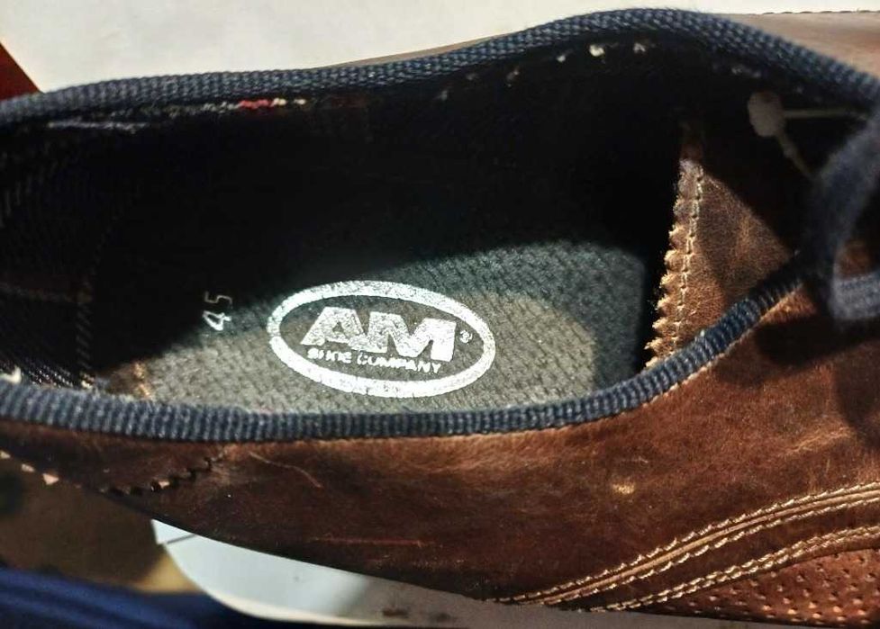 Półbuty męskieAM Shoe company,roz-45,brąz,nie używ.
