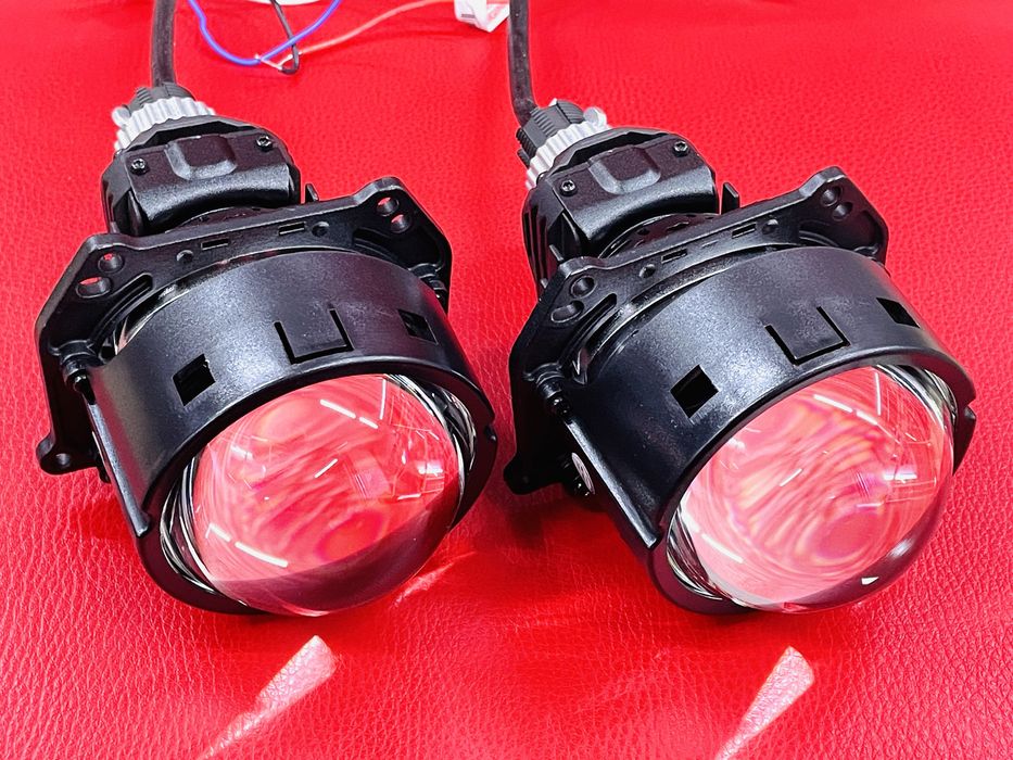 Лед лінзи автомобільні Bi led AMS A3 MAX ORIGINAL/5500K (комплект 2шт)