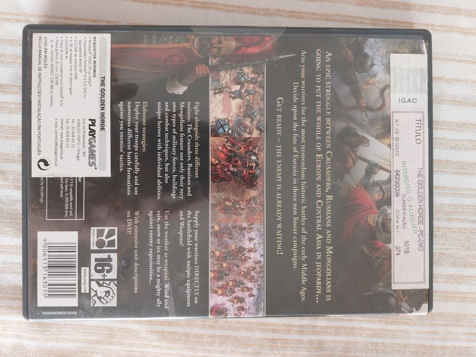 Jogo PC " The Golden Horde" (Como Novo)