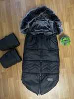 Зимовий конверт Bair Alaska Thermo NR-2 black +муфти у ПОДАРУНОК