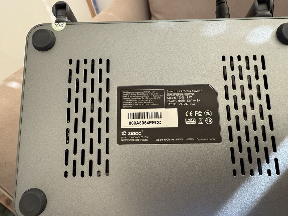 Продам медиаплеер Zidoo Z9X
