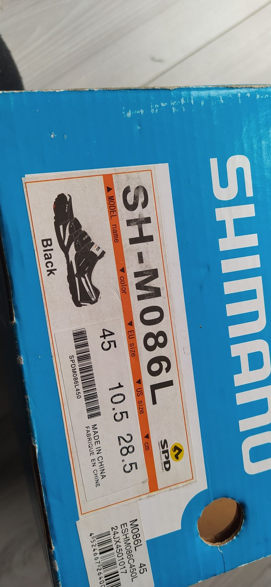 Buty Shimano sh-M086L roz. 45 + pedała