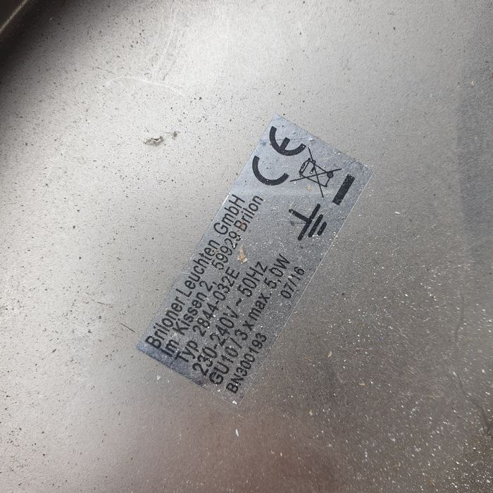 Світильник 230v 3 лампочки 5w GU10