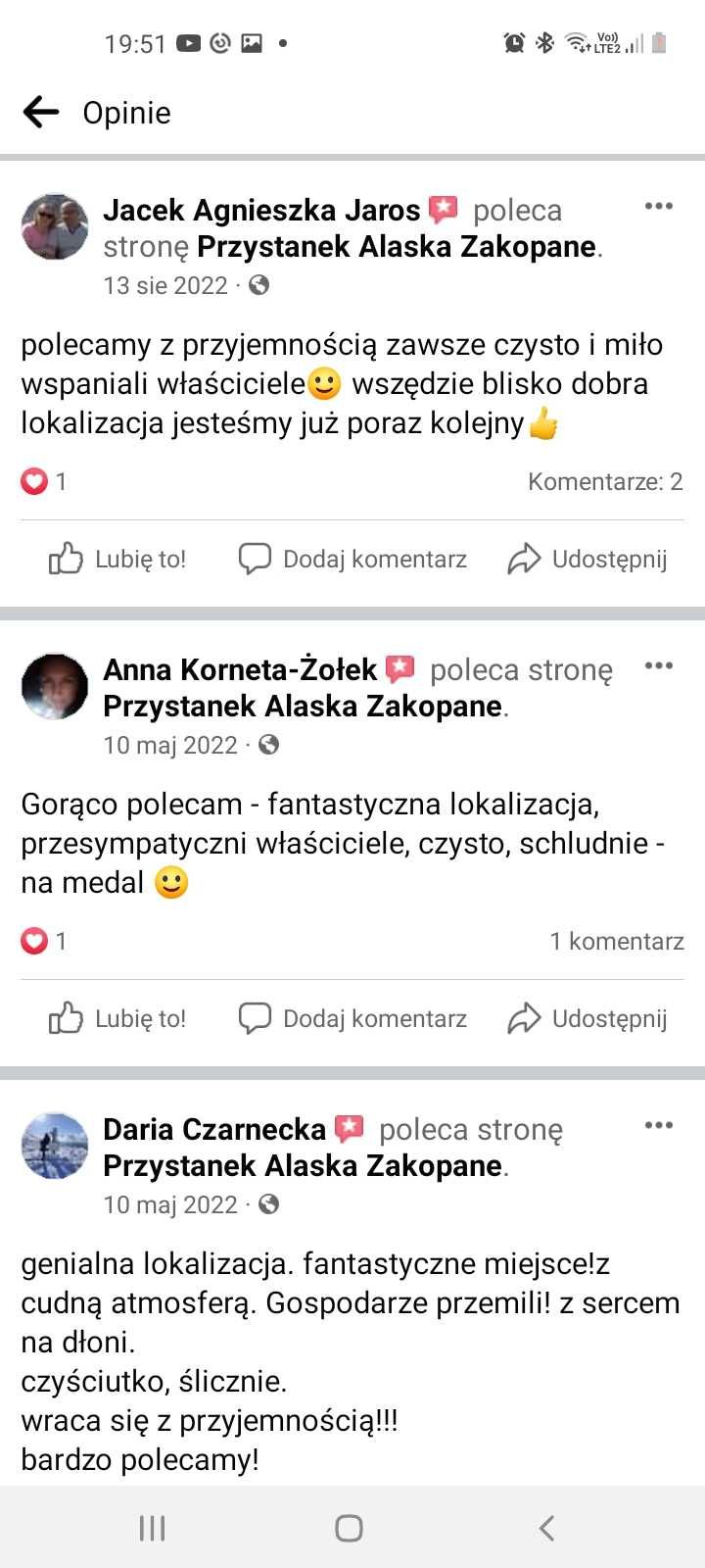 Pokoje Zakopane Ścisłe Centrum