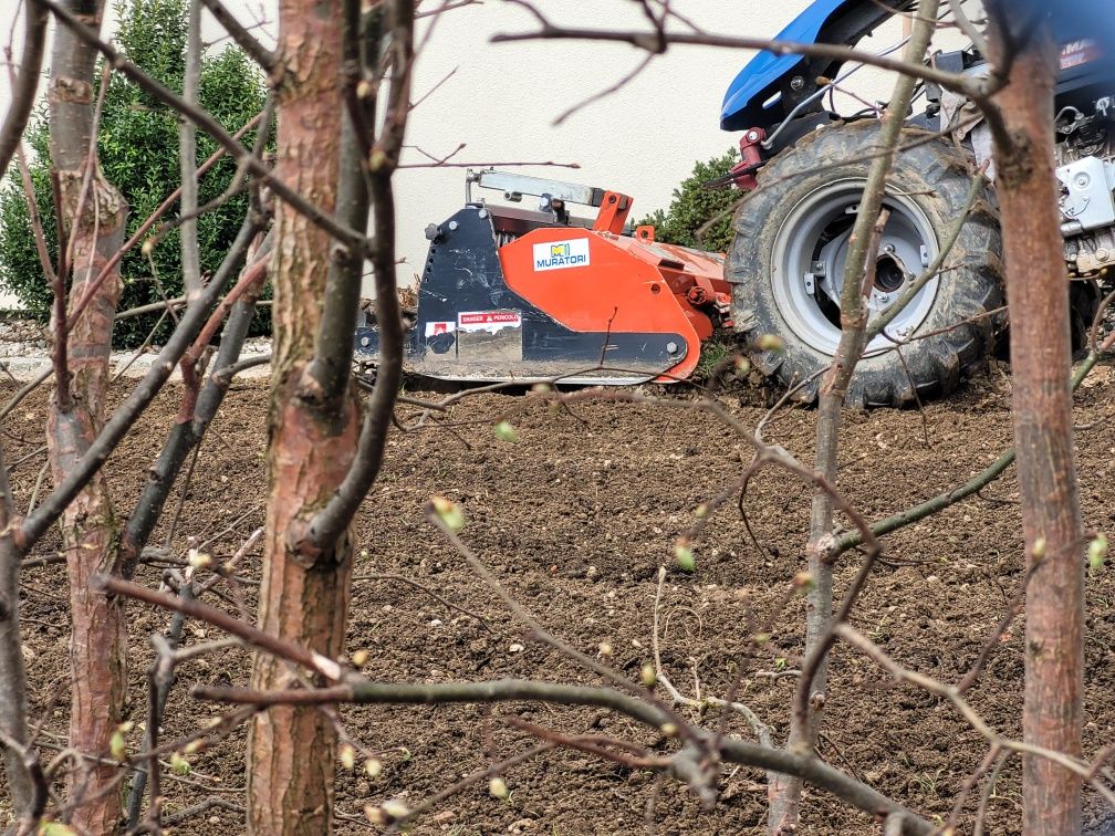 Glebogryzarka separacyjna -  usługa pod nowy trawnik