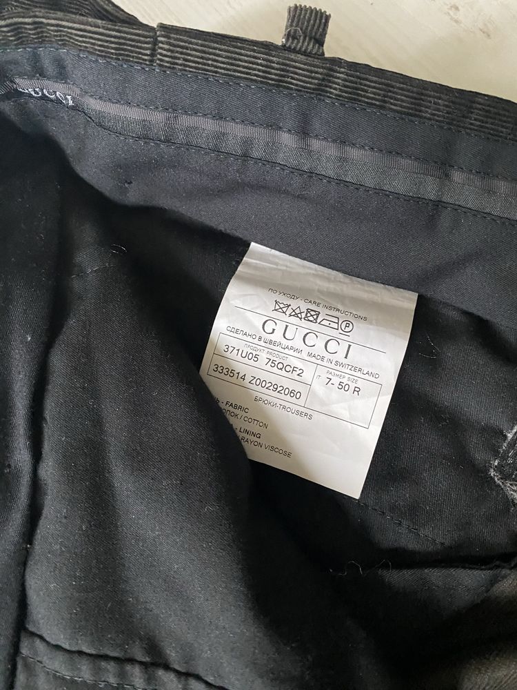 Велюровые брюки Gucci оригинал