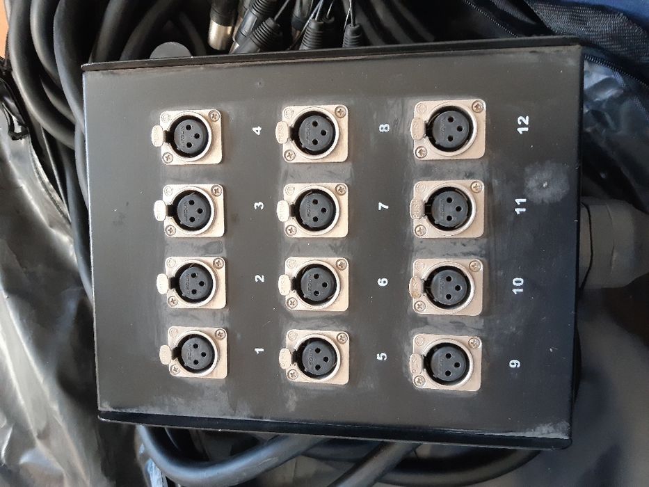 Kabel wieloparowy 12xXLR 10 m , multicore, snake