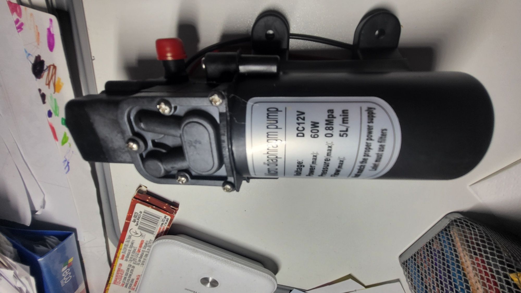 Діафрагмовий насос для води Micro Diaphragm Pump 12В 60Вт