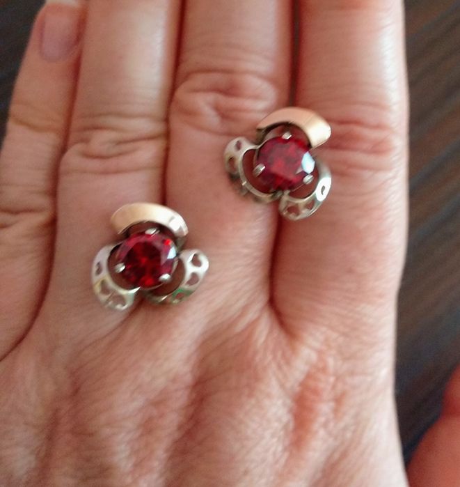 Серьги серебро 925 пробы