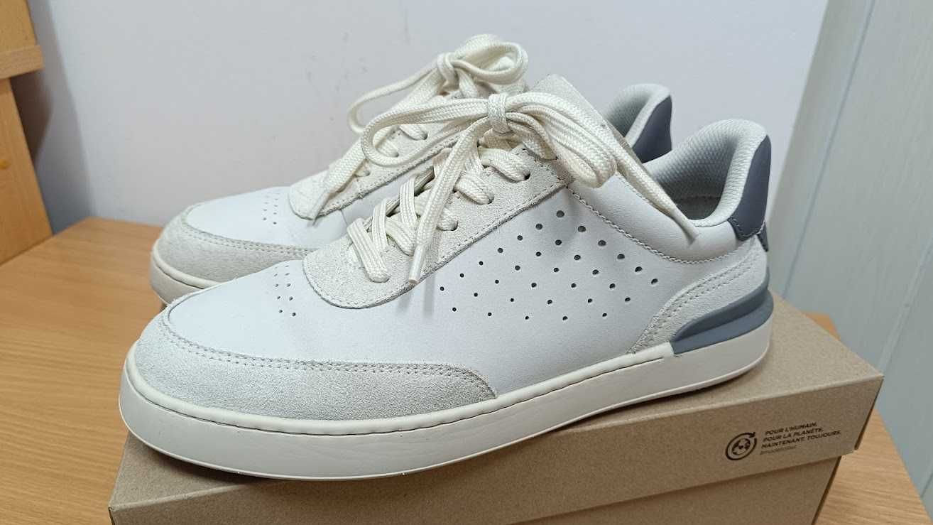 Clarks Sneakersy Courtlite Run Biały, rozmiar 42,5,  jak nowe