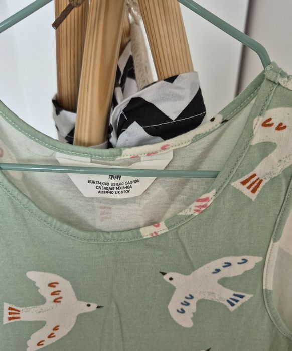 Letnia zieloną sukienka H&M