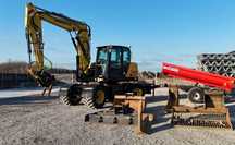 Yanmar B 110W  Yanmar B110 Terex Tw 110 2017 przyczepa Bigab BT8 osprzęt głowica