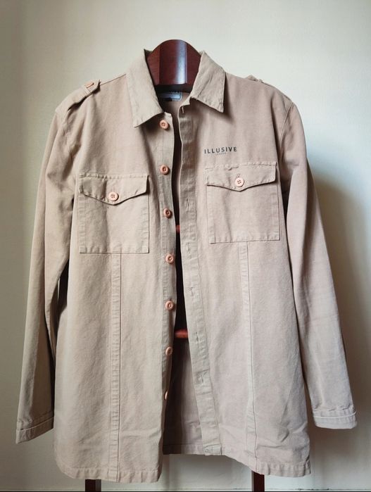 Casaco-camisa Illusive London bege