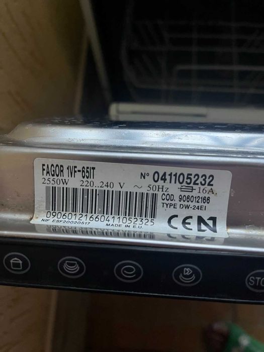 Встраиваемая посудомоечная машина Fagor 1VF-65IT