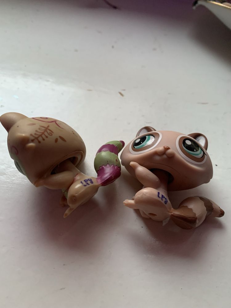 фігурки лпс lps littlest pet shop єноти оригінал 2007