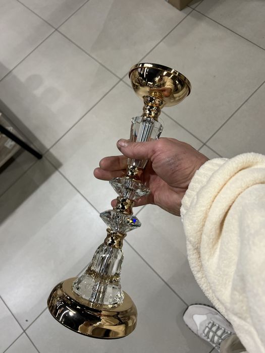 Подсвечник хрустальный