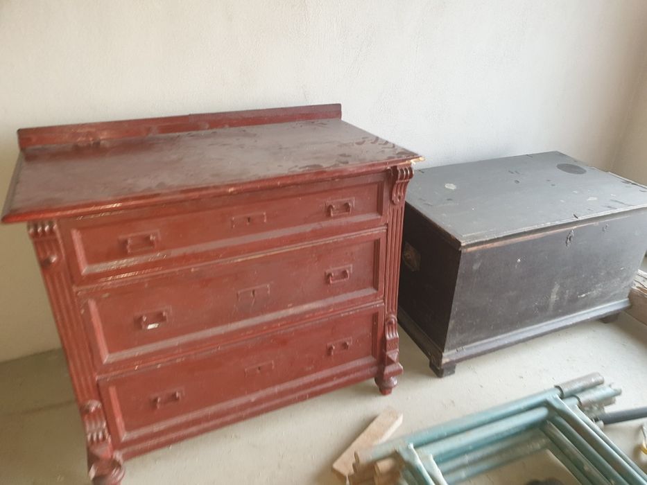 Stara drewniana komoda 1913r