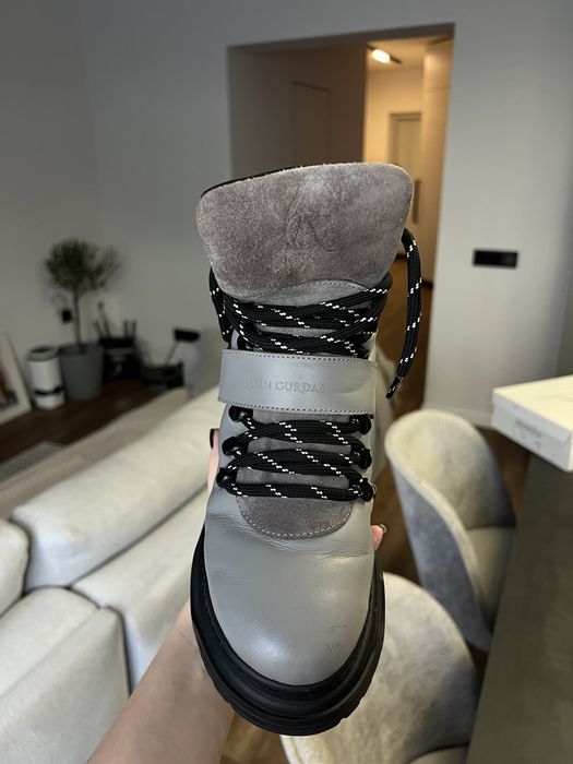 Черевики зимові з натуральним хутром шкіряні