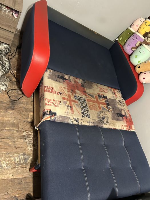 Łóżko jednoosobowe duże spanie z pojemnikiem na pościel