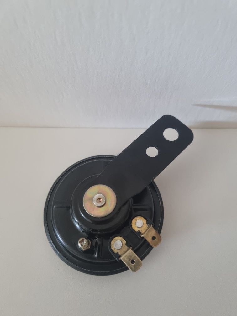 Buzina mota 12V preta