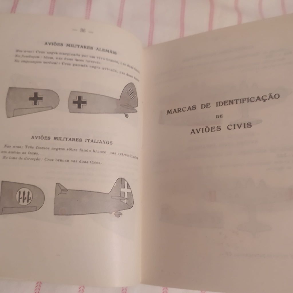 Manual identificação aeronaves antigo