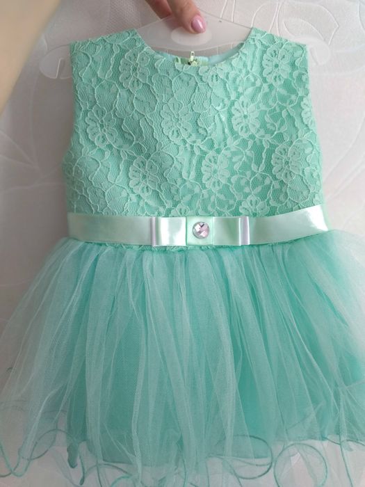 Платье на годик нежное