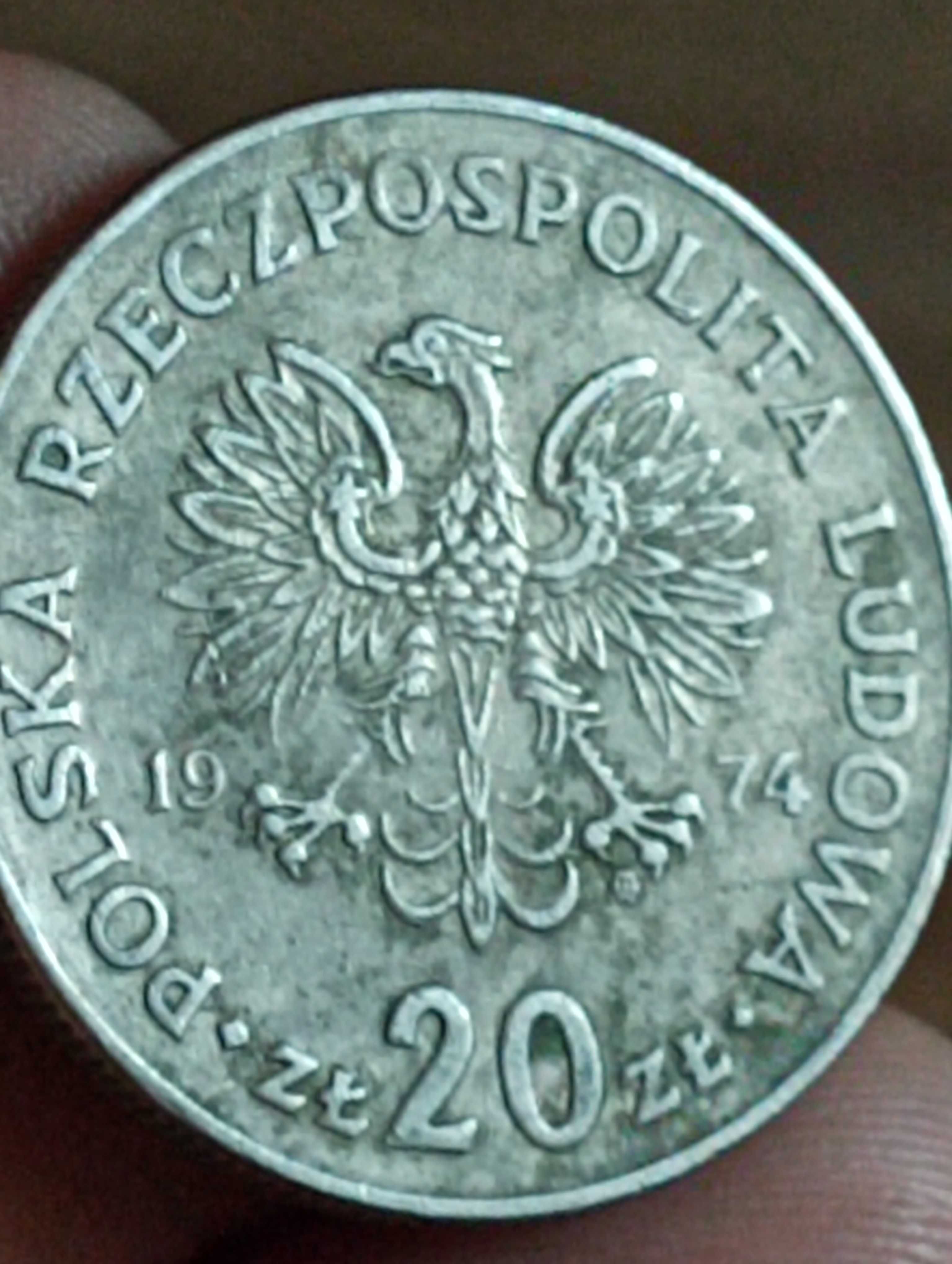 sprzedam 20 zloty 1974 rok