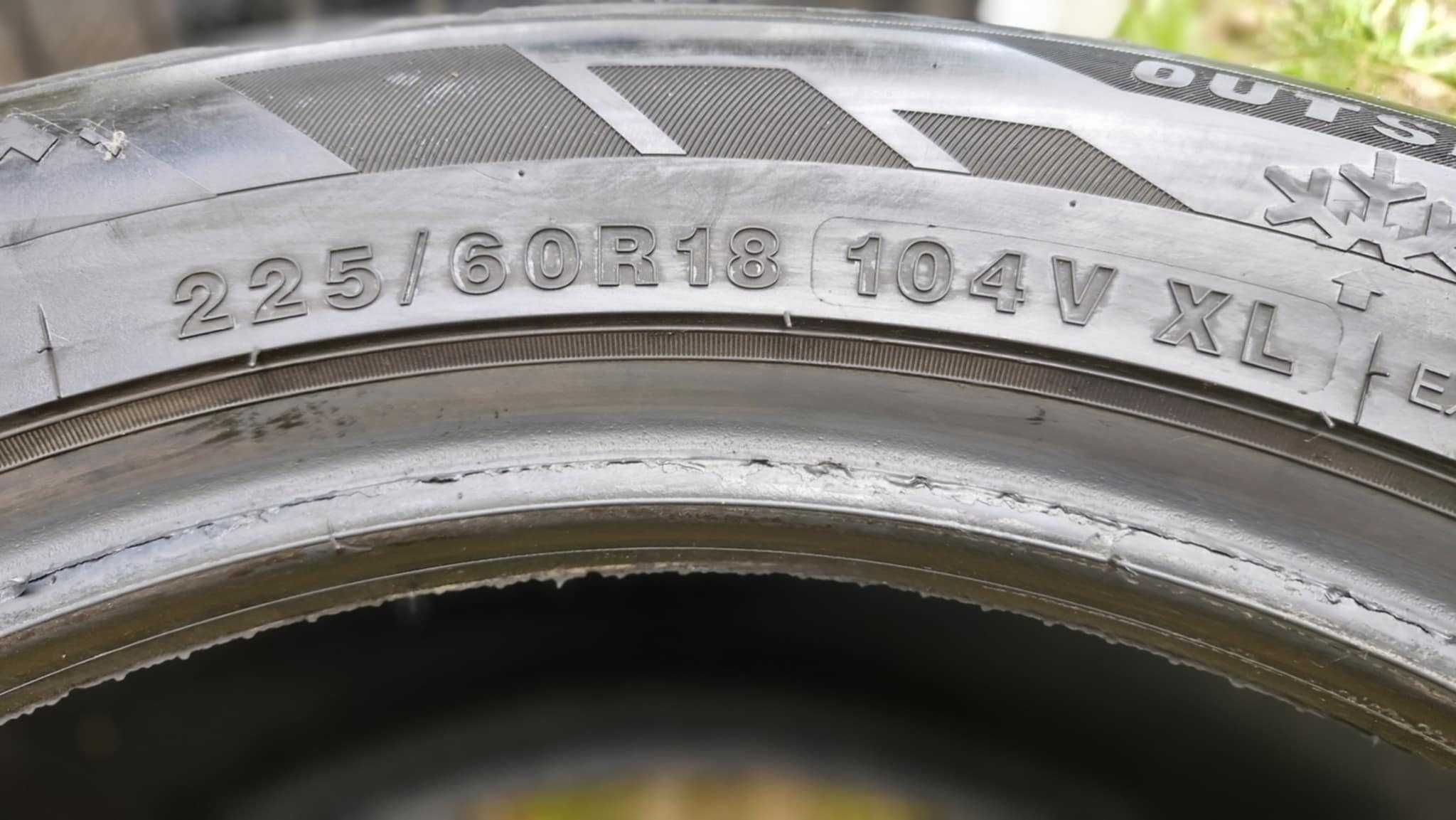 Felgi aluminiowe 18' i Opony zimowe Toyota Rav4 (18x7J 35 BKR) i śruby