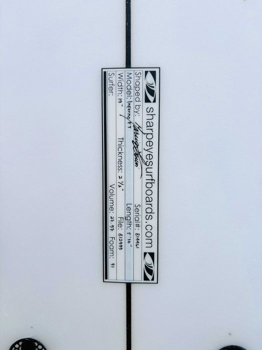 Prancha Surf Sharpeye 5'10 Inferno FT - OPORTUNIDADE!