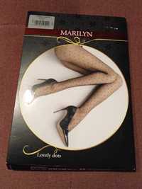 Rajstopy Marilyn Lovely Dotts w kropki, kropeczki. 20 den, 1/2, S/M.