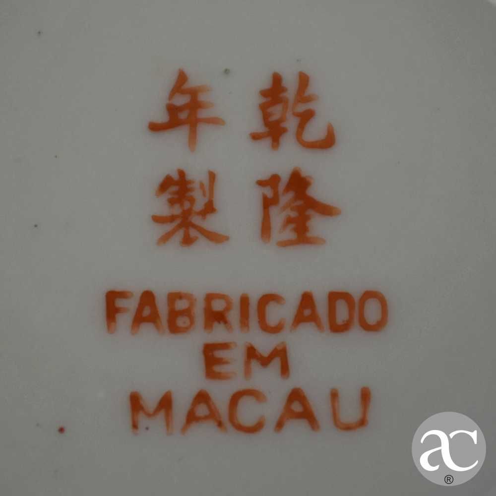 Bule, Açucareiro e Leiteira Porcelana da China, Mandarim, circa 1970