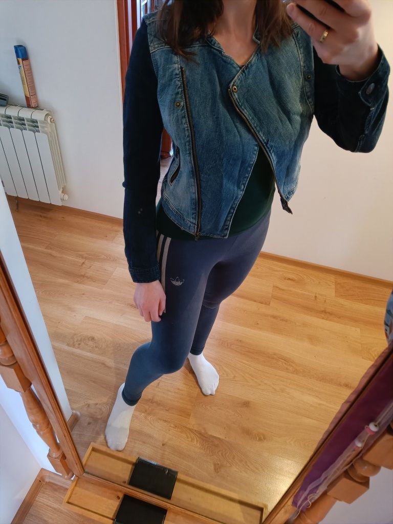 Kurtka jeansowa 38 M H&M jeansówka bawełniana