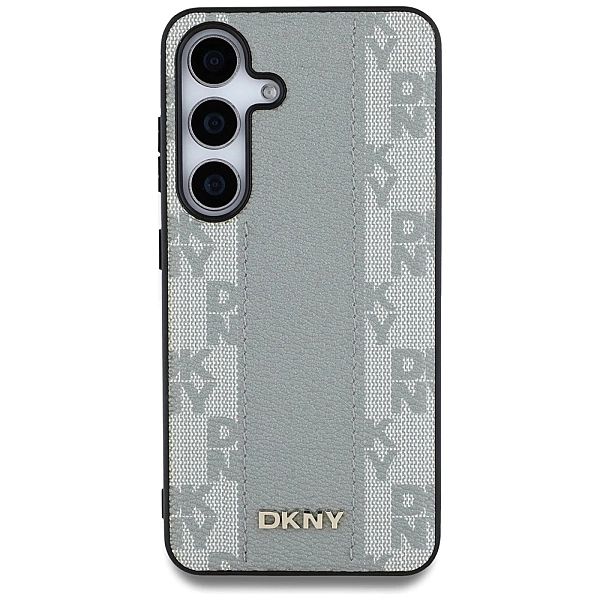 Etui DKNY Leather Checkered Pattern MagSafe do Samsung Galaxy S25 taup